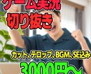ゲーム実況・切り抜き動画編集いたします ショート動画でも通常の動画でも安値で承ります イメージ1