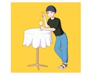 オリジナルのシンプルな一枚絵、描きます 立ち絵、一枚絵などを使いたい方へ イメージ1