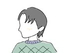 手書きのゆるいオシャレなアイコン描きます シンプルだけど似てるイラスト! イメージ2