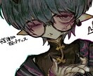 暗めで可愛い厚塗りのアイコン書きます ダークでポップな絵が得意です!!要相談で即日納品可能!! イメージ3