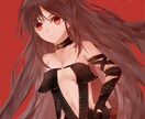 キラキラした女の子の可愛いイラスト描きます 壁紙やロック画面、切り取ってアイコンにも使える!! イメージ2