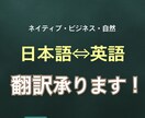 お急ぎの英語の翻訳承ります ★質の高い英語化、短納期、情報取り扱い厳重★ イメージ1