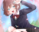 立ち絵やサムネイラスト、歌ってみた描きます 2000円から！女の子のキャラのみ♪ イメージ6