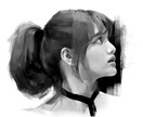 モノクロ人物アイコン制作します 空気感を大切にした作品を制作します イメージ4