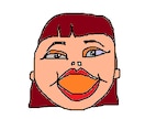 ＳＮＳ用似顔絵キャラクター描きます ポップなコミックタッチでアイコン作成 イメージ3