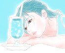 透明感のある可愛い女の子描きます アイコン・ブログ・グッズなど用途に合わせたオリジナルイラスト イメージ1