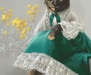 オシャレにおめかし動物のイラスト描きます ペットやお好きな動物を擬人化　素敵な衣装を着せて絵画にします イメージ2