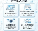 LP制作＋AI自動返信システム構築します AIで問い合わせ対応を自動化したい方へ イメージ4