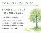 自己分析｜思考整理｜適職｜やりたいことを整理します 何から考えればいいか分からない方へ、一緒に整理します イメージ3