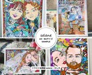 透明の似顔絵ウェルカムボードお作りします 感動を演出する、2人だけのロマンティクな結婚式♥ イメージ9