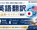 英語の翻訳をネイティブに行います 15年間アメリカで暮らしていた経験を活かした翻訳を行います。 イメージ1