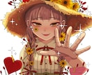 可愛いポップでカラフルな女の子を描きます あなたの思う「可愛い」を作ります イメージ4