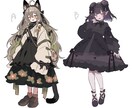 ふわふわ可愛いイラスト描きます ♡ふわふわ可愛い女の子が得意です♡ イメージ6