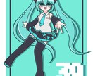 可愛いイラスト描きます X、インスタ、LINEなどのSNSに！！ イメージ3