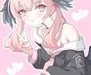 アニメ塗り風人物イラストお描きします SNSアイコン、動画用イラスト、サムネイルなど イメージ7
