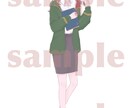 あなただけの特別なイラスト描きます キャラクターデザインや構図は相談可能  1週間以内に納品！ イメージ7