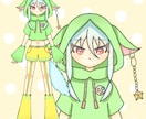 Live2D対応！女の子型イラスト3種から選べます 選べる3型！Live2D用パーツ分けイラスト イメージ6