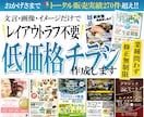 レイアウトラフ不要！低価格でチラシ作成いたします 文言・画像・イメージだけあれば！【修正無制限】【業種問わず】 イメージ1