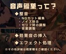 ボイスドラマ、音声編集を承ります 100作品以上の編集実績あり！ イメージ3