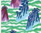 伝統文様（山水雲編）のデザインをご使用頂けます 日本伝統文様の柄粋をアレンジして使用可能 イメージ5