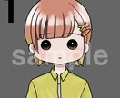 完成済みのアイコン用イラストを販売します お手頃価格でのプライベート使用アイコンイラストをお求めの方へ イメージ1