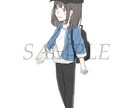 あなたをシンプルなキャラで描きます お客様のオリジナルイラストを制作致します！ イメージ2