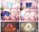 背景イラスト制作いたします VTuber/ゲーム/IRIAMなどの背景にぴったり！ イメージ3