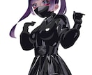ポップで可愛い女の子を描きます アイコン制作。地雷/量産/V系 イメージ9
