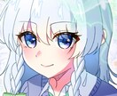 女の子のキャラクターイラストを描きます キラキラした透明感が得意です！寒色系はお任せください！ イメージ6