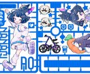 きらきら華やかなイラスト描きます 1枚絵や配信サムネ、アイコン等、幅広くご対応します！ イメージ1