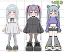 カジュアルやストリート系かわいい系等、色々承ります 先着3名限定価格。イラストから一括。かっこ可愛い3〜4頭身 イメージ5