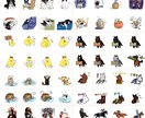 LINEスタンプ作成します 通常のLINEスタンプを作成します。 イメージ2
