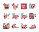 オリジナルLINEスタンプ制作致します 可愛いイラストであなただけのこだわりスタンプ作ります！ イメージ4
