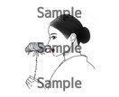 写真をお洒落にイラスト化します 写真を元にして抜け感のあるイラストを作成 イメージ1
