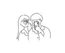 線画描きます 何度でも修正可能!ご希望に沿ったものを作成します! イメージ2