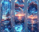 理想の画像を作るプロンプトを教授します Journeyでタロットカード風イラストやヒーリングアート イメージ4