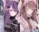 SNSアイコン作成します キラキラで可愛い女の子のイラスト描きます°˖✧ イメージ1