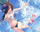 人物イラスト描きます 綺麗な絵がお好きな方にぜひおすすめです イメージ2