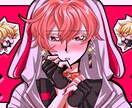 SNS用アイコン、ヘッダー、動画用イラスト描きます ダークでちょっぴりレトロなかっこかわいいイラストを制作します イメージ2