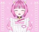 表情差分9種付き！平成ピンク女の子販売いたします 納品後すぐにIRIAM等でご使用いただけます！ イメージ4