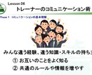 社内研修「トレーナー初級研修③」を提供します そのままでも使える台本付きパワーポイントデータです。 イメージ4