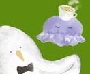 安心感のある夜・リラックスできる時間を描きます やさしい手描き風｜SNS・書籍・商品などのイラスト制作 イメージ4