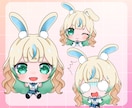 先着5名様♡500円オフで商用可SDキャラ描きます リニューアル記念！配信・推し活向けミニキャラを丁寧に描きます イメージ4
