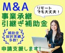 M＆A事業承継引継ぎ補助金オンライン申請支援します 実績多数！補助金コンサルタントが対応いたします。２/2枠 イメージ1