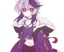 イラストを制作します 水彩風の可愛らしくもほの暗いイラストです！ イメージ4