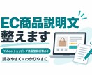 EC商品説明文を読みやすく整えますます EC実務5年｜Yahoo!ショッピング商品登録経験あり イメージ1