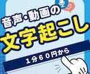 音声・動画を正確に文字起こしします 格安料金で高品質。音声を価値ある文字資産に イメージ5