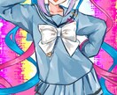 SNSや配信サムネに使える！イラスト描きます 最短納品1週間以内！キャラデザも対応します✨ イメージ2