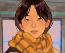 油絵風の似顔絵イラストを描きます あなたの雰囲気を醸し出すイラストを描きます イメージ2
