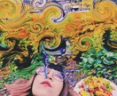 コラージュを用いたデザイン制作を提供します 自分の顔コーディネートなどの写真を目を引デザインに仕上げます イメージ2